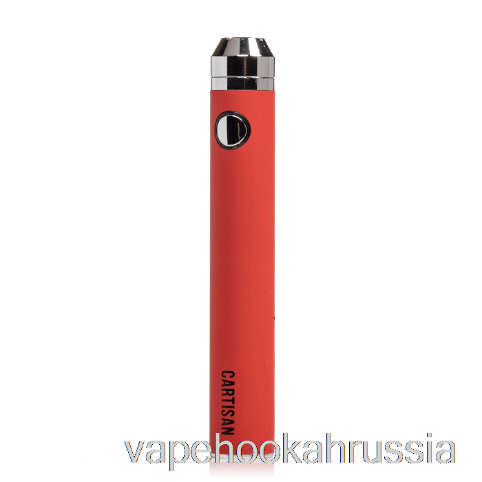 Vape Russia Cartisan Button VV 1300 510 аккумулятор красный